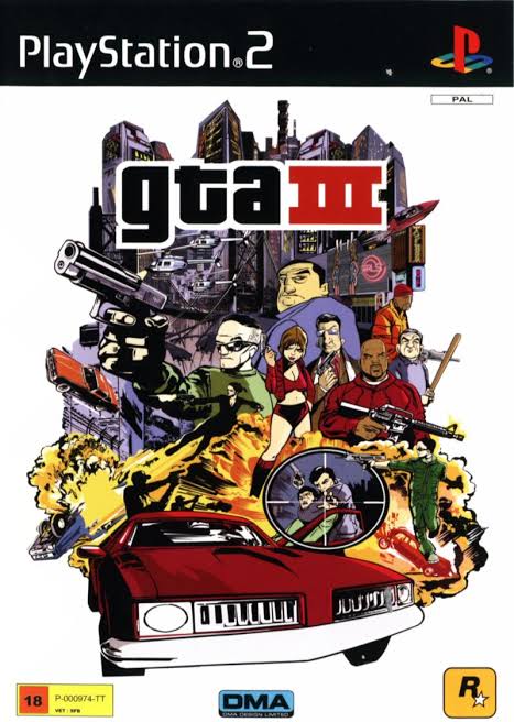 GTA III Cover Art Europe